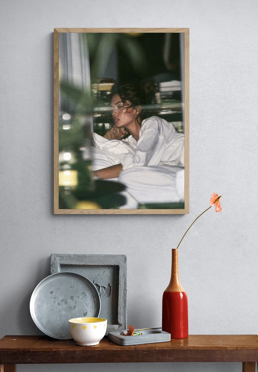 Dreamy Bedroom Portrait Poster. — room view 3