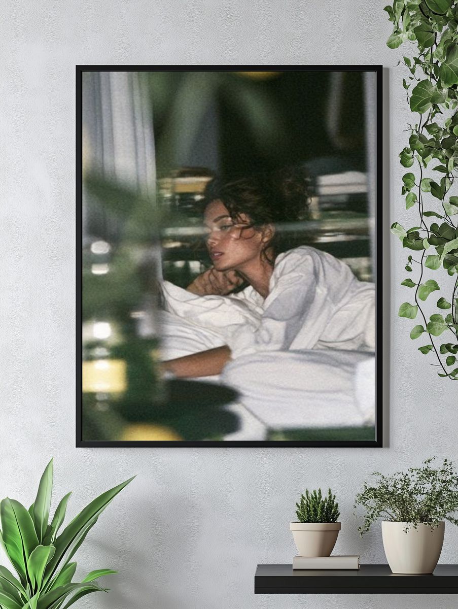 Dreamy Bedroom Portrait Poster. — room view 4