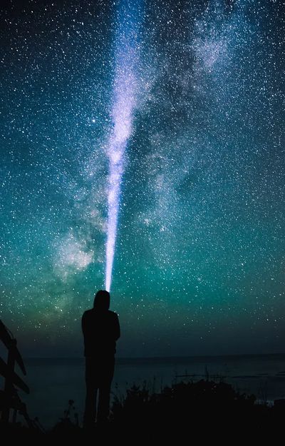 Stargazer Night Sky Photography Poster. poster print