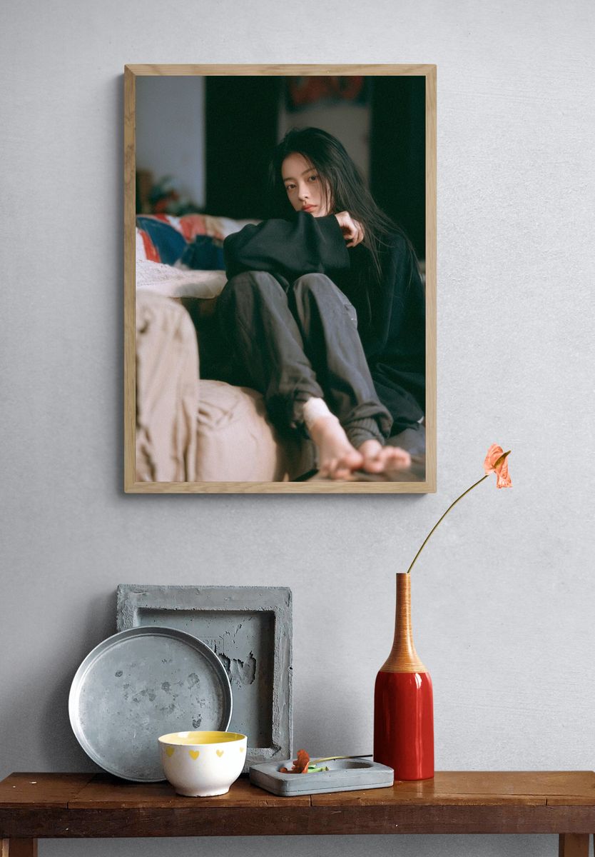 Moody Portrait Photography Poster. — room view 3