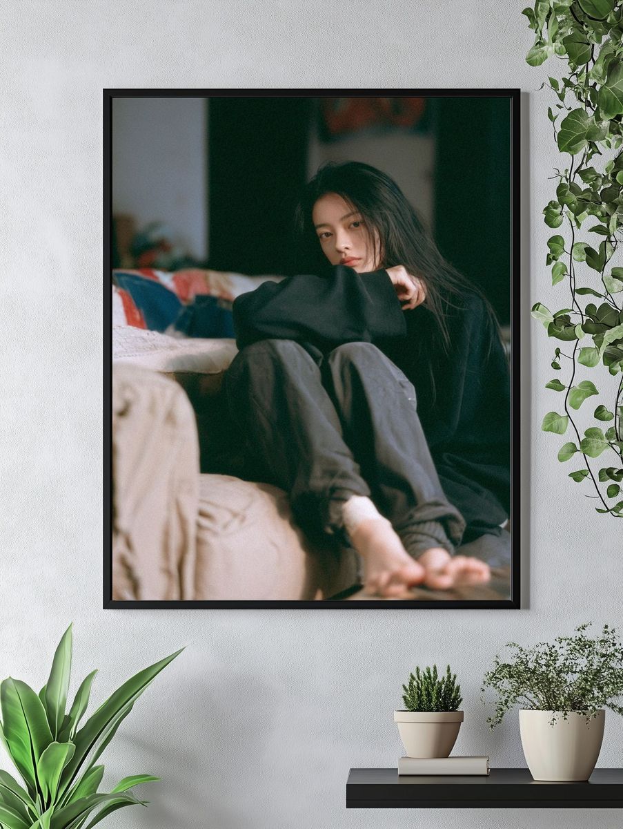 Moody Portrait Photography Poster. — room view 4