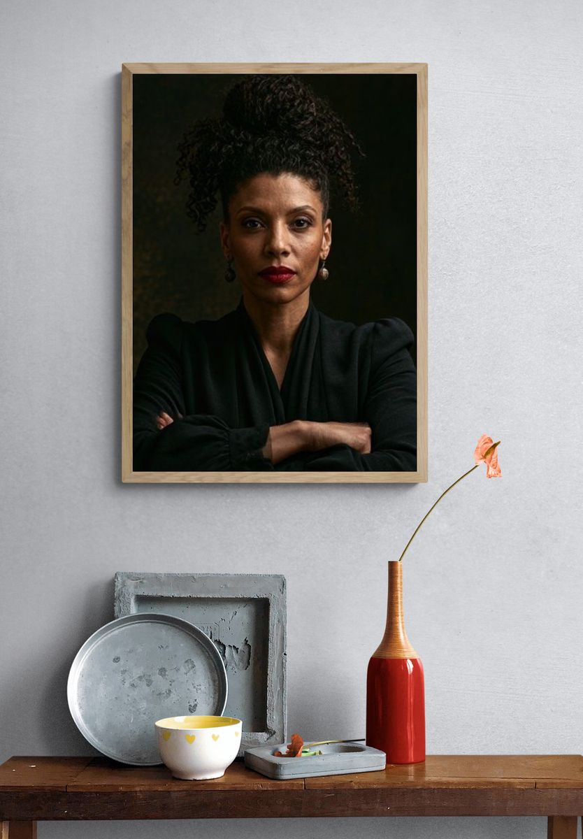 Elegant Portrait Photography Poster. — room view 3