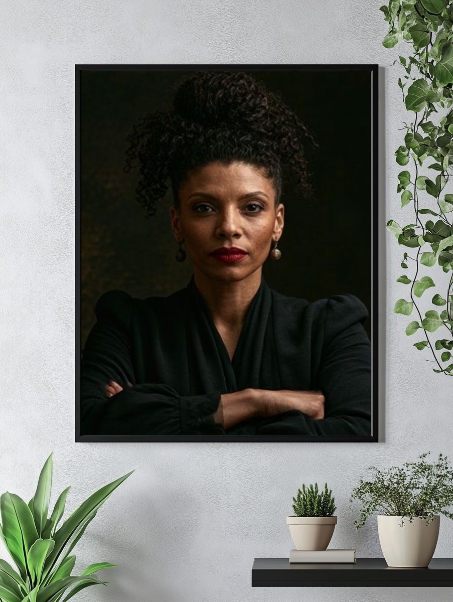Elegant Portrait Photography Poster. — room view 4