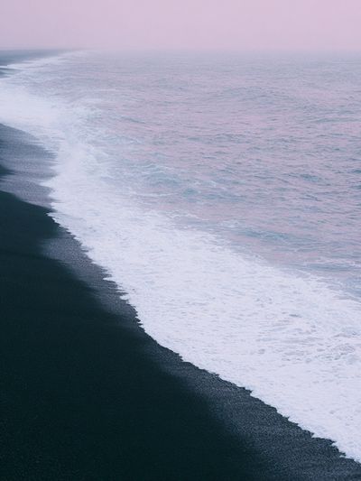 Pastel Shoreline Photography Poster.