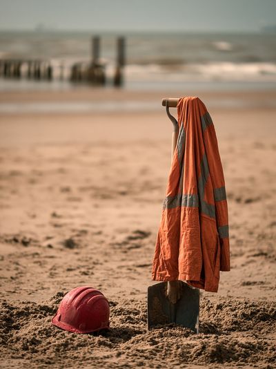 Beach Safety Still Life Photography Poster.