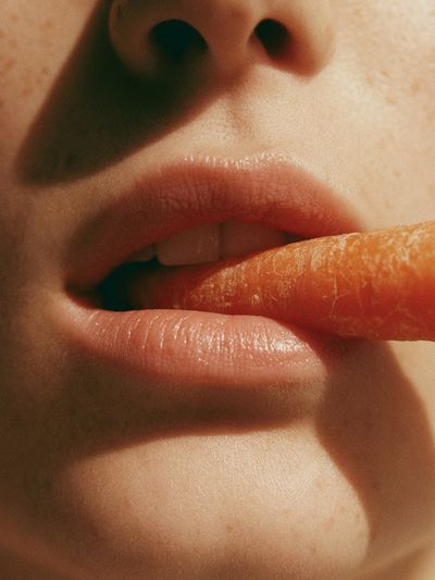 Carrot Lips Photography Poster. poster
