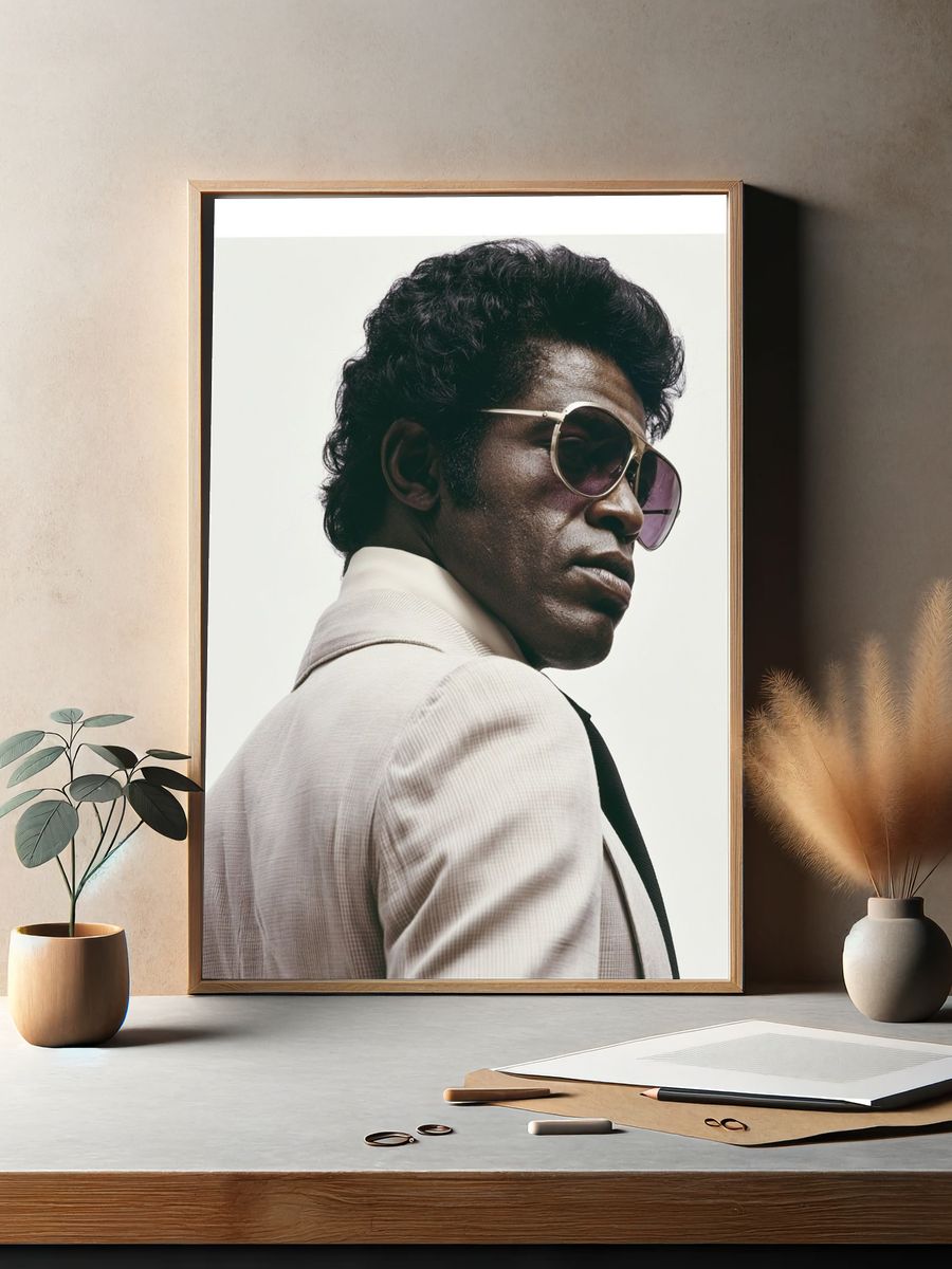 Stylish Portrait Photography Poster. — room view 2
