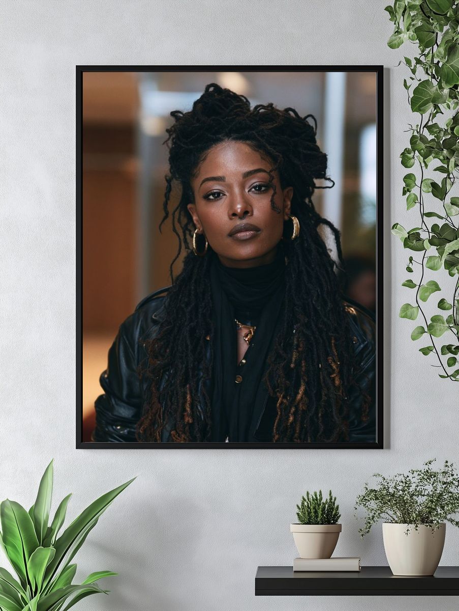 Portrait of a Woman Photography Poster. — room view 4