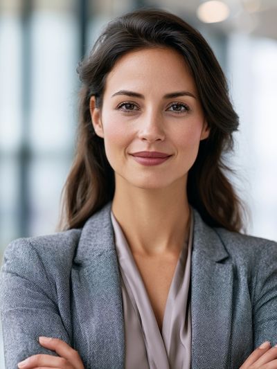 Confident Woman Portrait Print. poster
