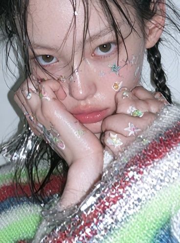 Glitter Portrait Photography Poster. poster — photography art
