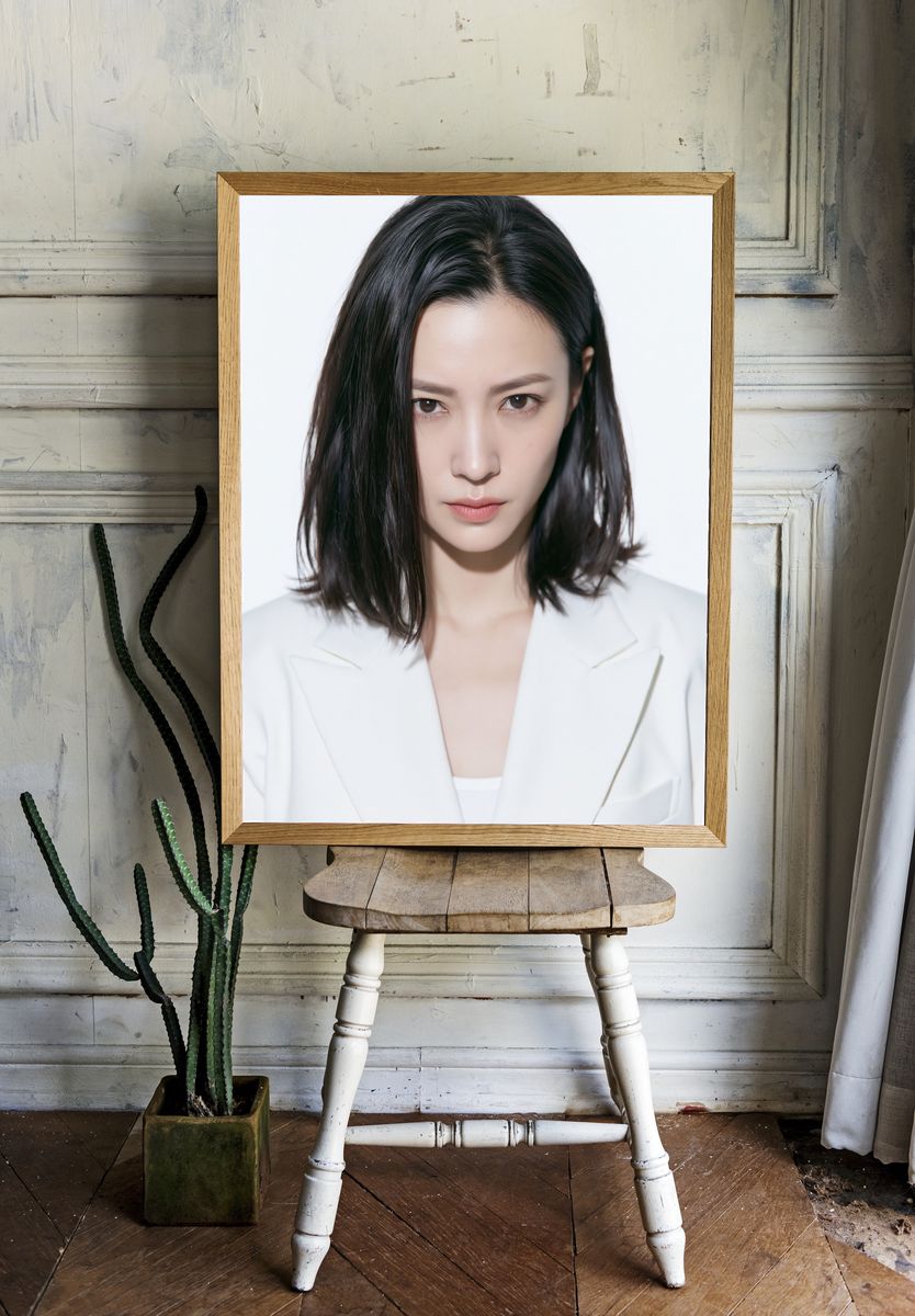 Minimalist Portrait Poster. room preview