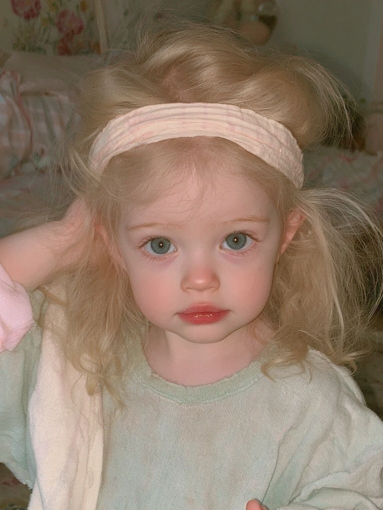 Blonde Child Portrait Photography Poster. poster — photography art