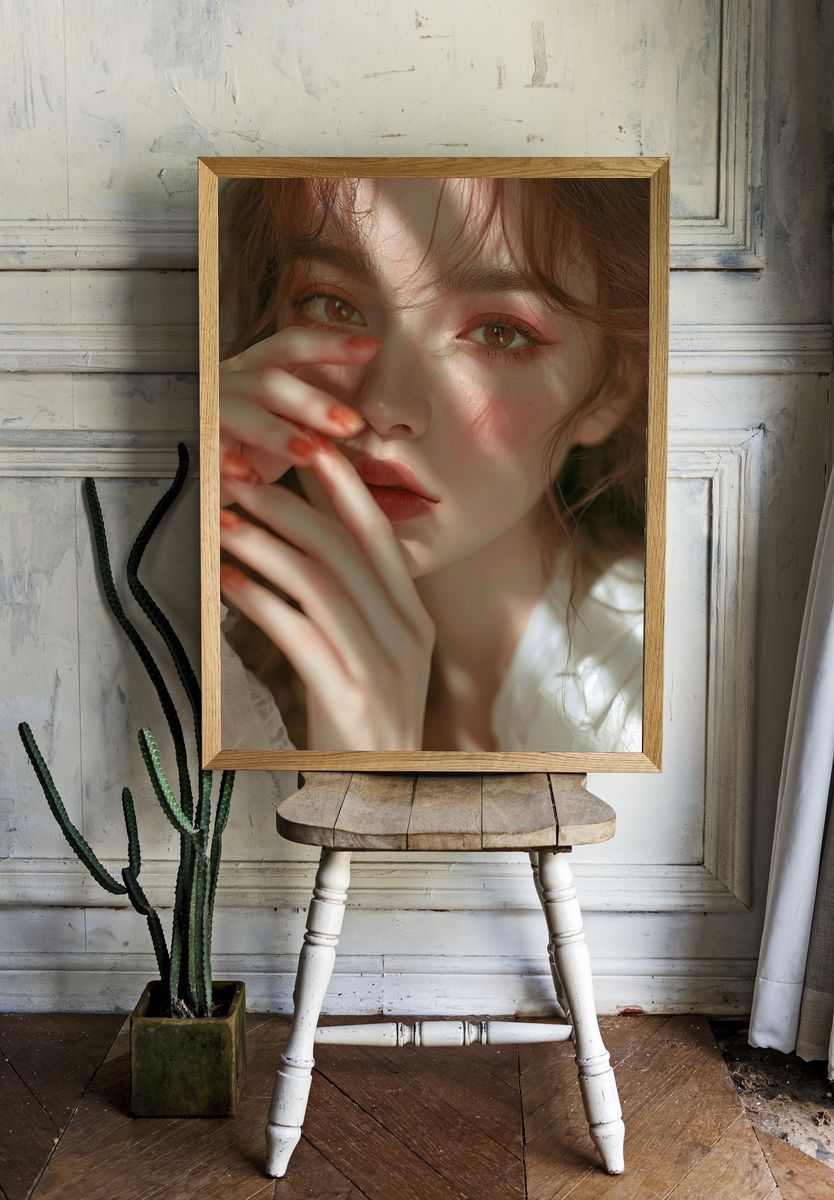 Soft Light Portrait Print. room preview