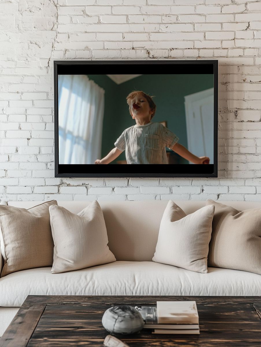 Playful Child Portrait Photography Poster. — room view 1