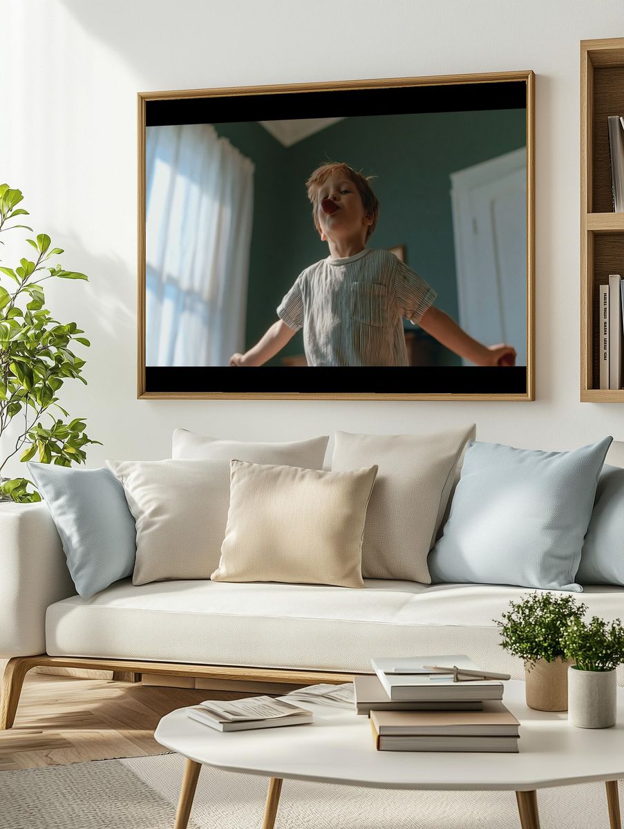 Playful Child Portrait Photography Poster. — room view 2