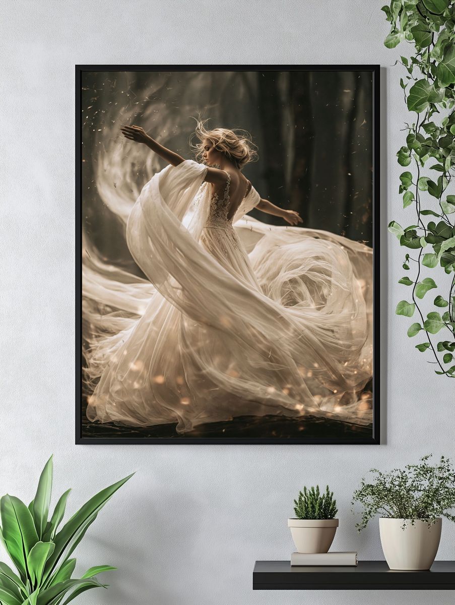 Ethereal Dancer Photography Poster. — room view 4
