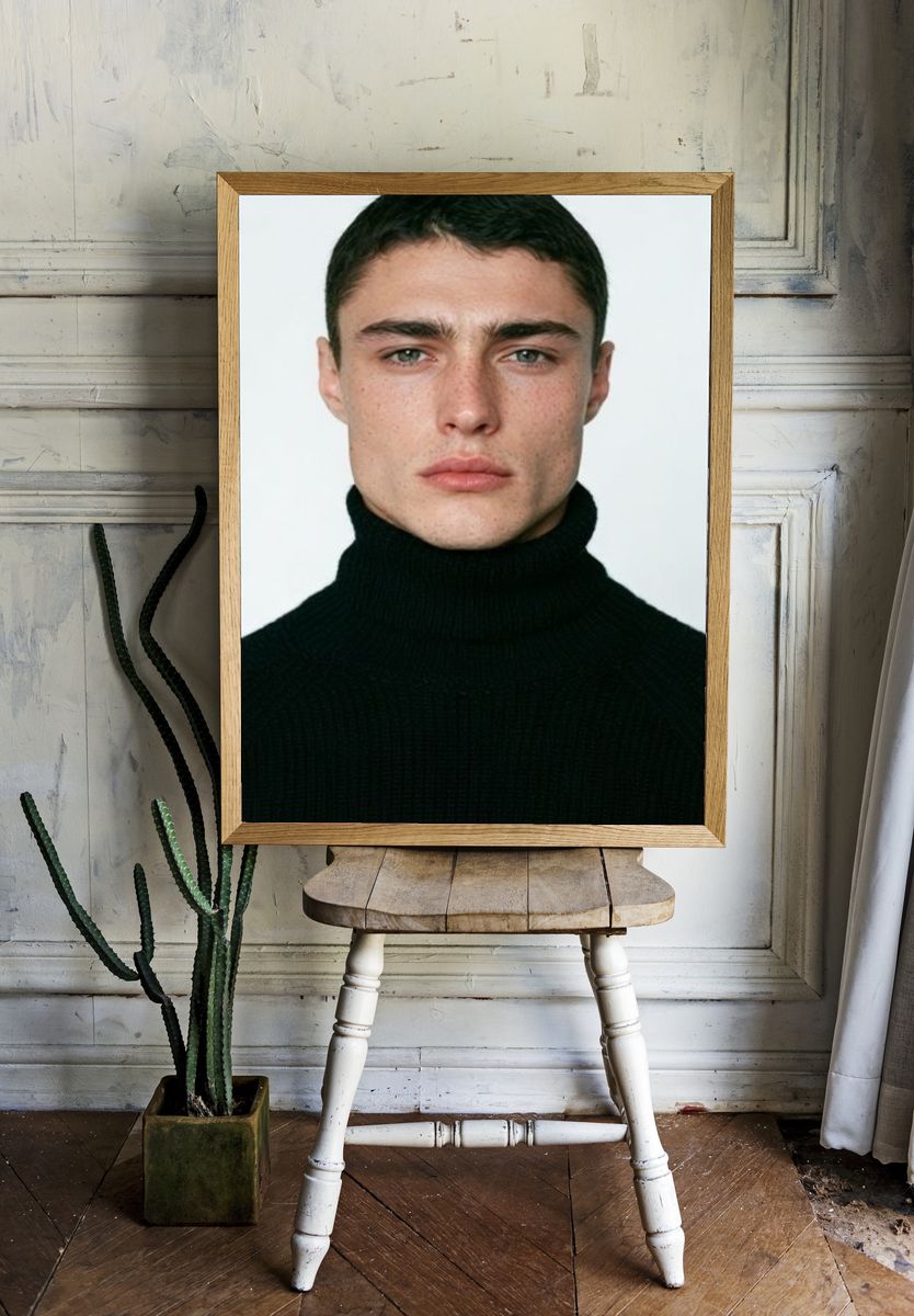 Minimalist Portrait Poster. room preview