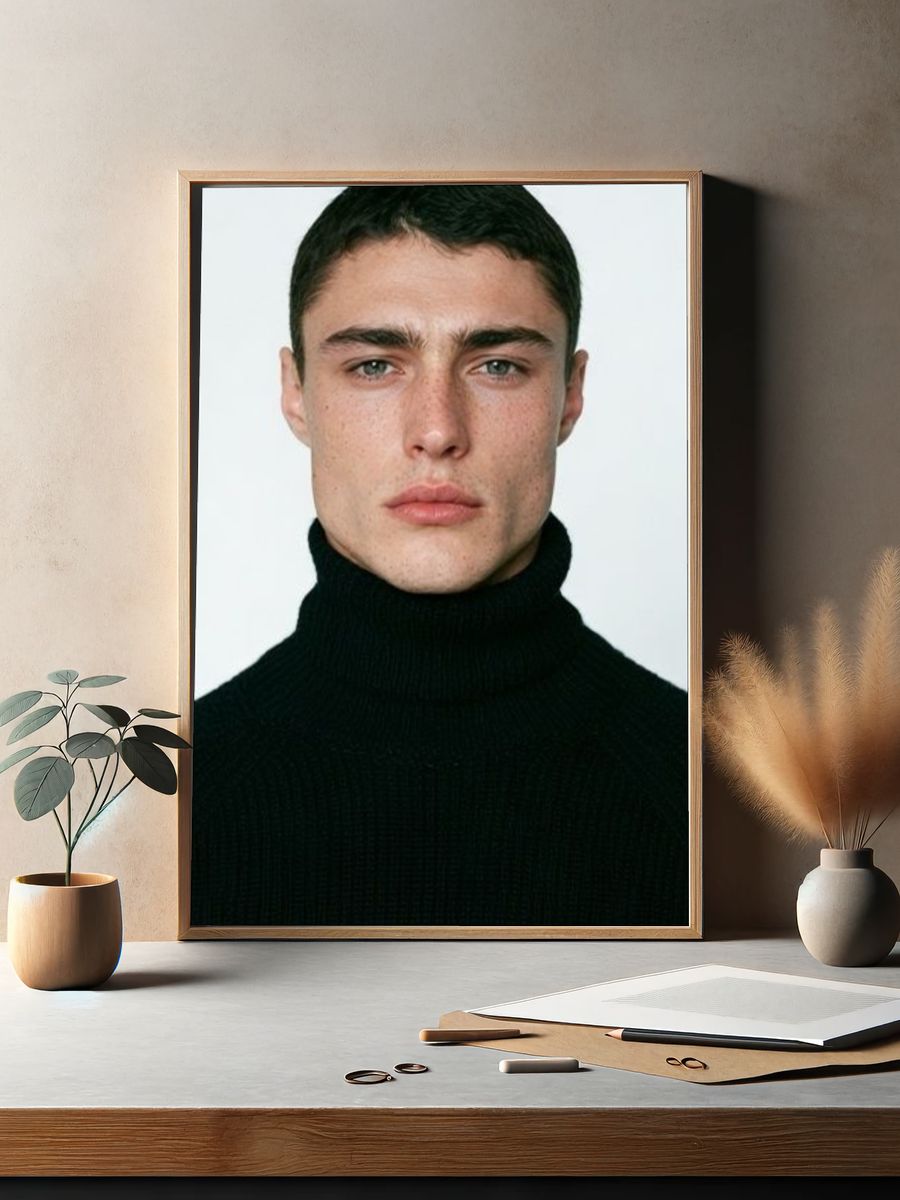 Minimalist Portrait Poster. — room view 2
