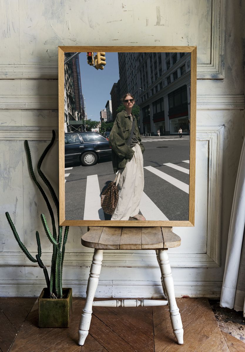 Urban Street Style Photography Poster. — room view 1