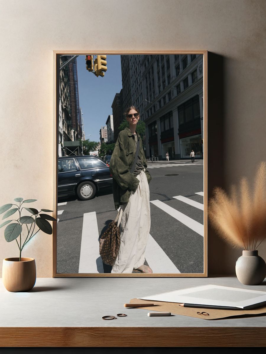 Urban Street Style Photography Poster. — room view 2