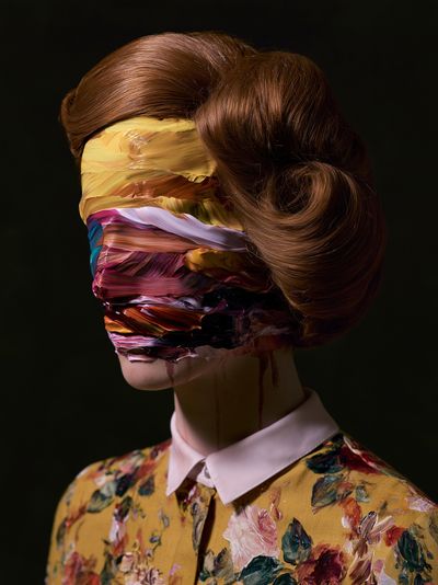 Abstract Fashion Portrait Poster.