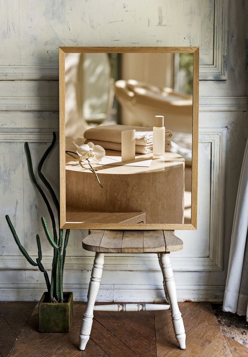 Neutral Spa Still Life Photography Poster. — room view 1