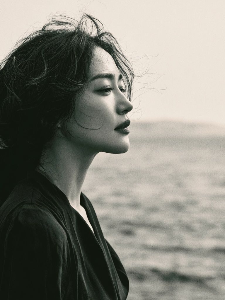 Seaside Portrait Photography Poster. poster — photography art