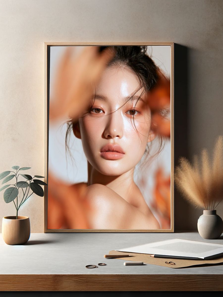 Soft Portrait Photography Poster. — room view 2