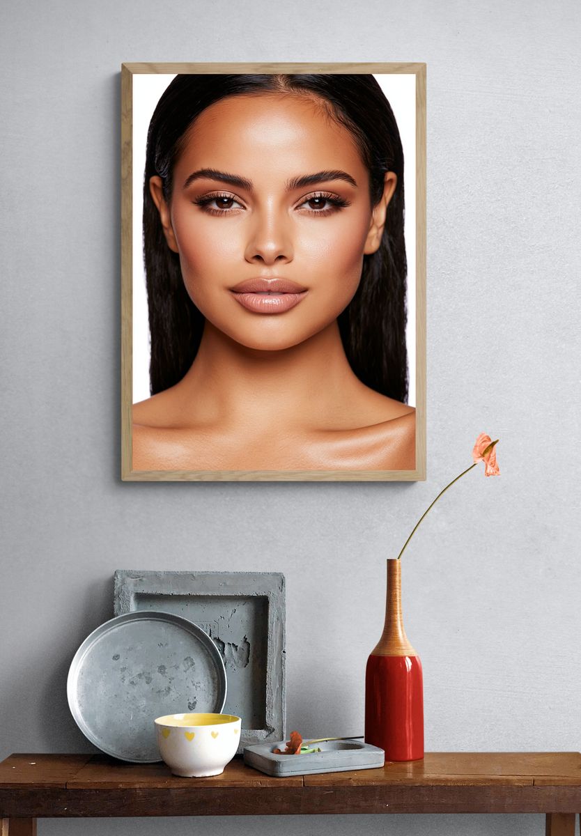 Elegant Portrait Photography Poster. — room view 3