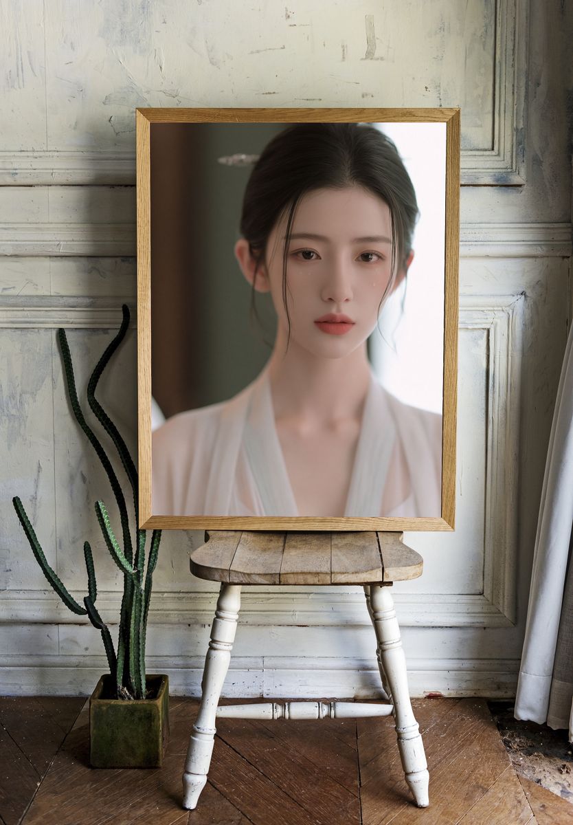 Soft Portrait Photography Poster. — room view 1