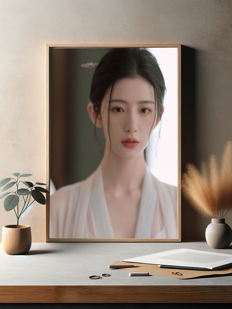 Soft Portrait Photography Poster. — room view 2