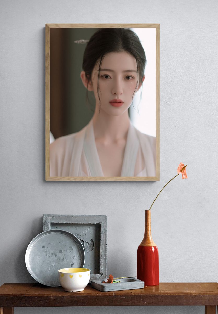 Soft Portrait Photography Poster. — room view 3