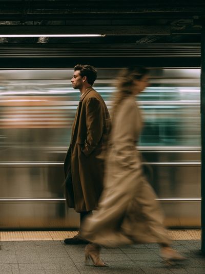 Subway Motion Street Photography Poster.