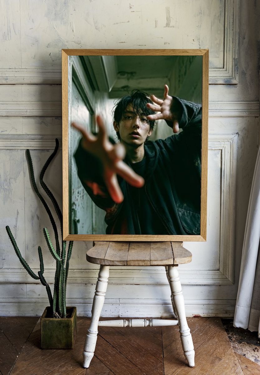 Moody Portrait Photography Poster. room preview