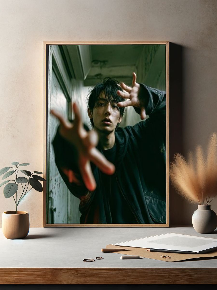 Moody Portrait Photography Poster. — room view 2