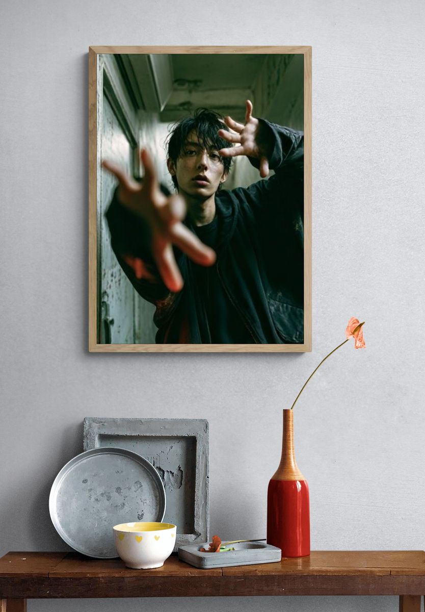Moody Portrait Photography Poster. — room view 3