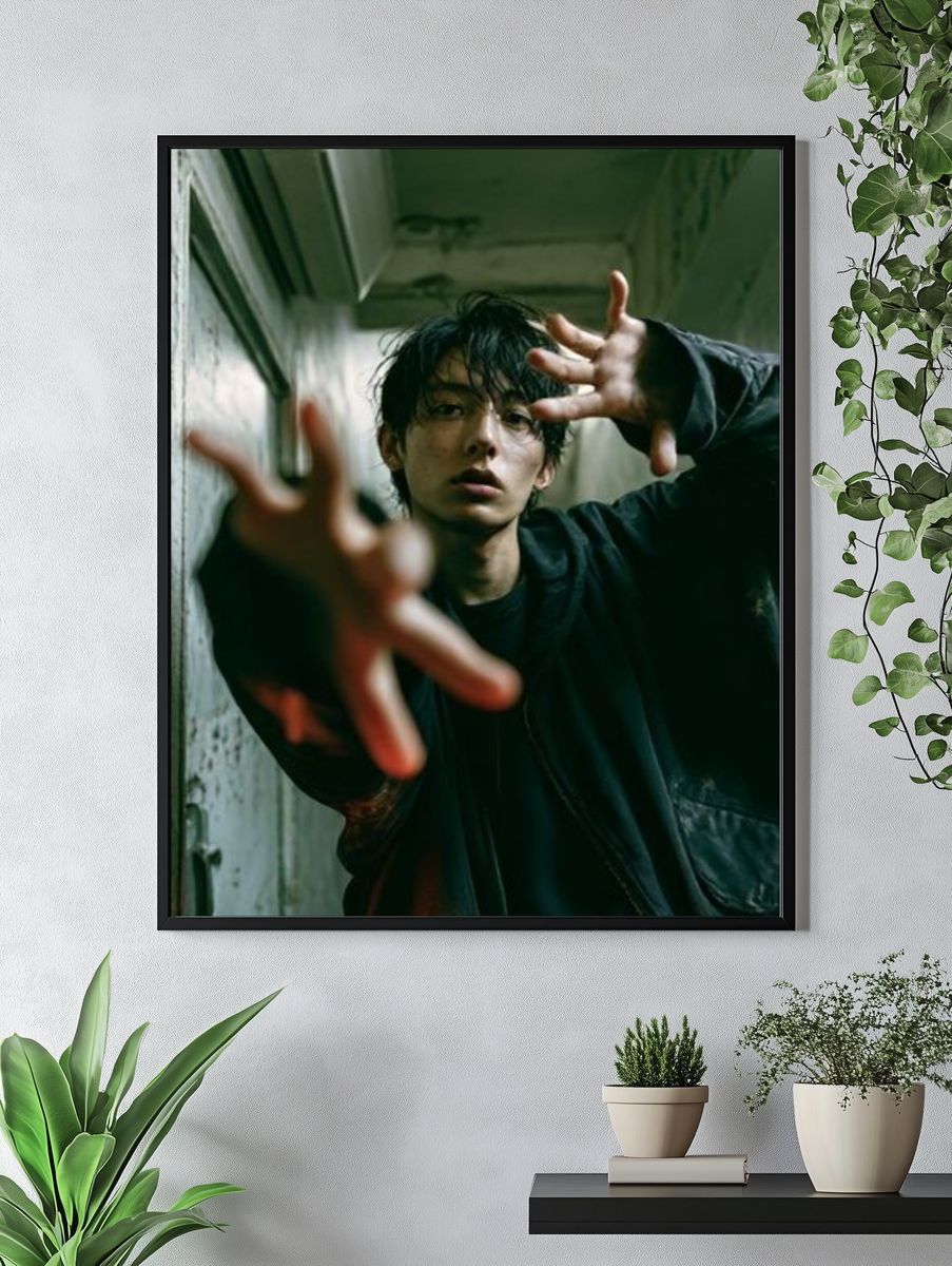 Moody Portrait Photography Poster. — room view 4