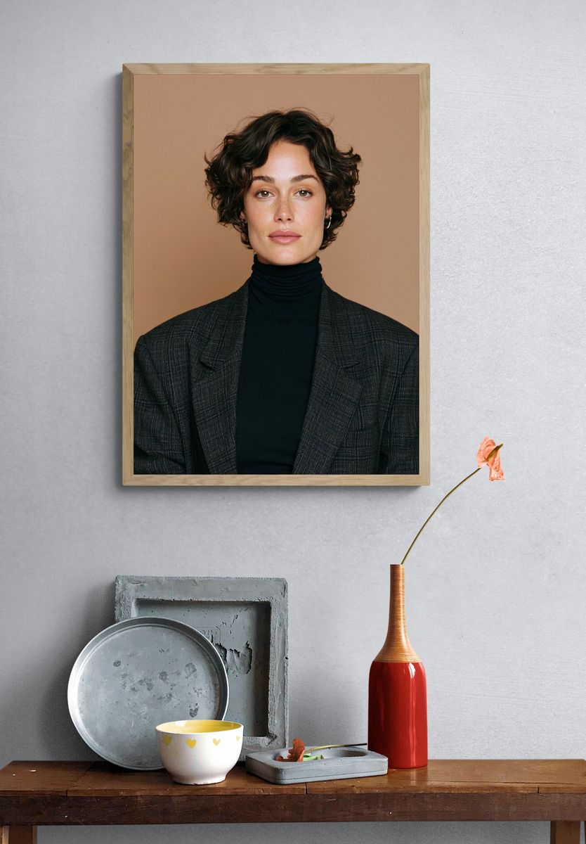 Elegant Portrait Photography Poster. — room view 3