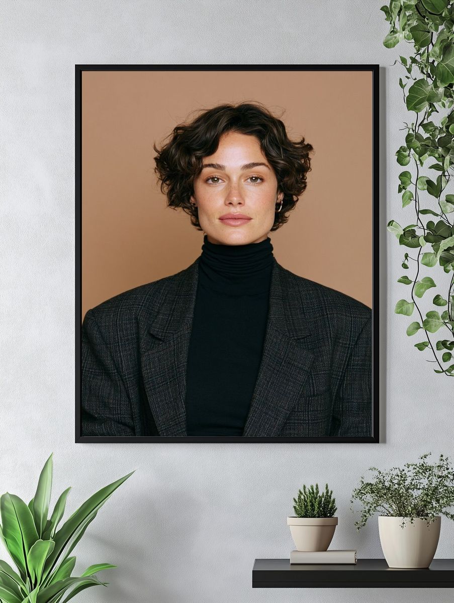 Elegant Portrait Photography Poster. — room view 4