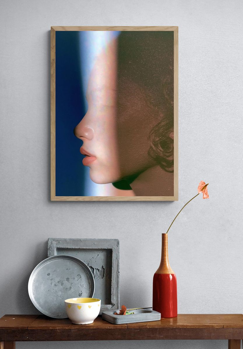 Prismatic Profile Portrait Print. — room view 3