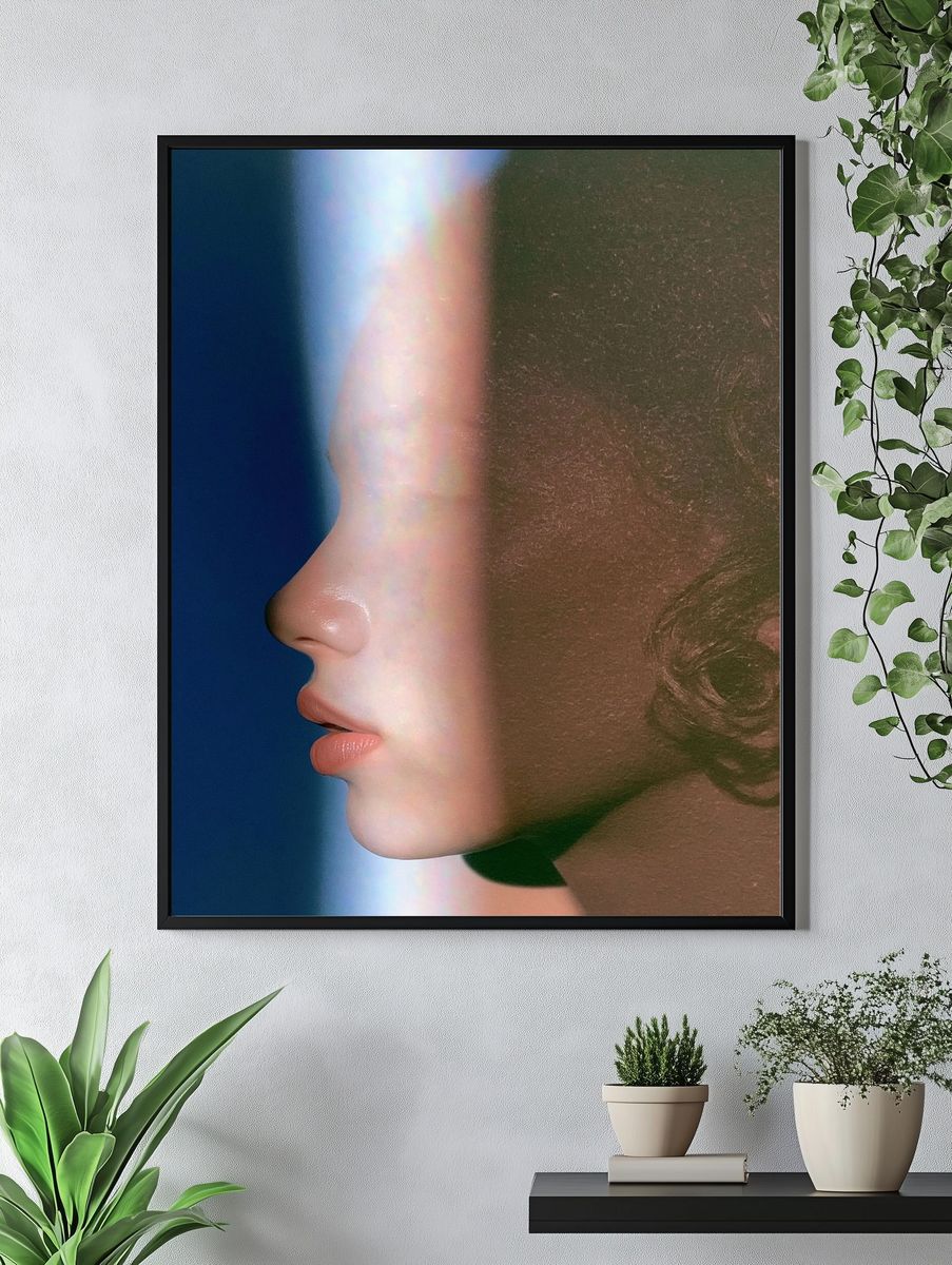 Prismatic Profile Portrait Print. — room view 4