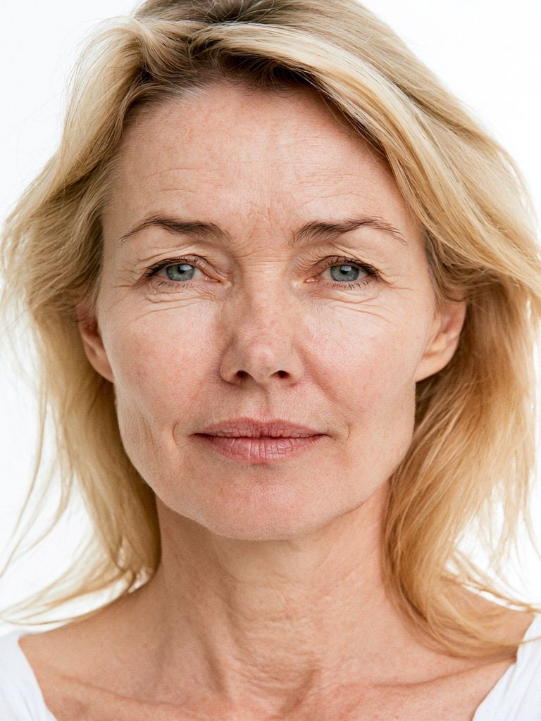 Blonde Woman Portrait Photography Poster. poster detail