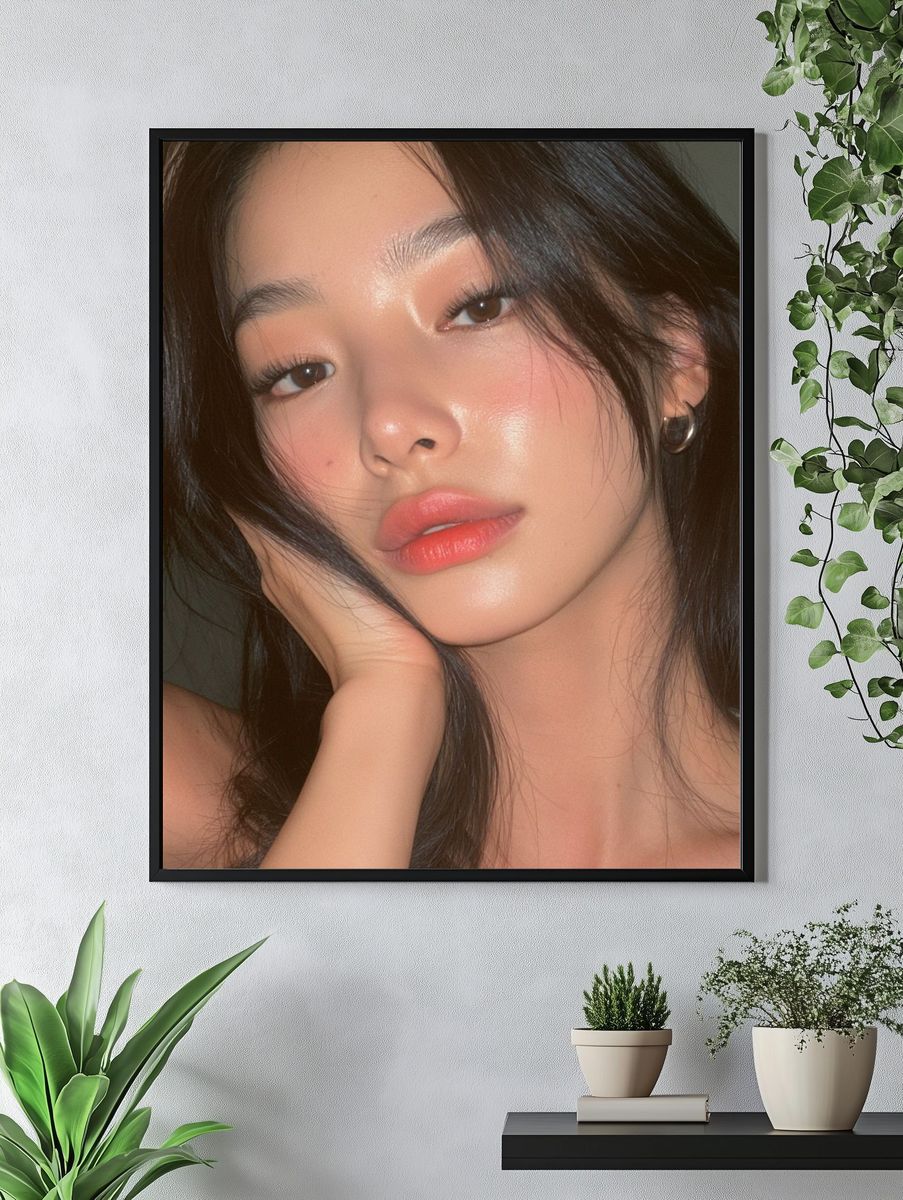 Soft Glam Portrait Print. — room view 4