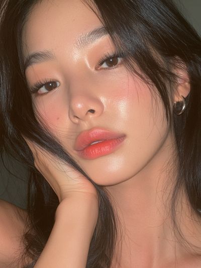 Soft Glam Portrait Print. poster