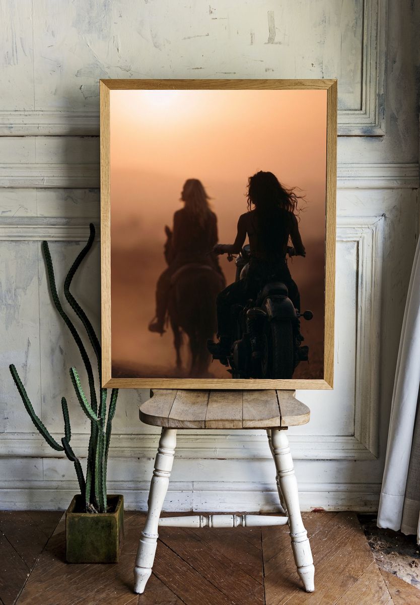 Sunset Riders Photography Poster. room preview