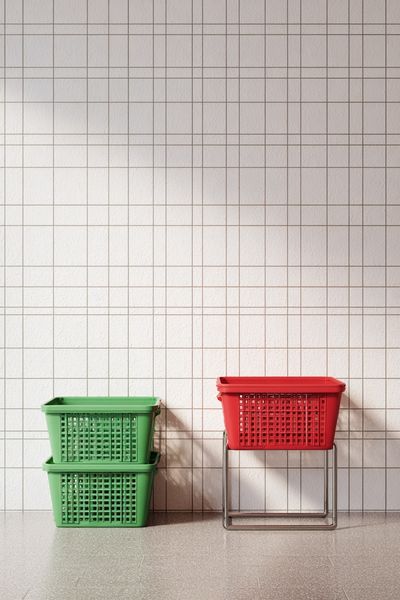 Colorful Basket Still Life Photography Poster. poster