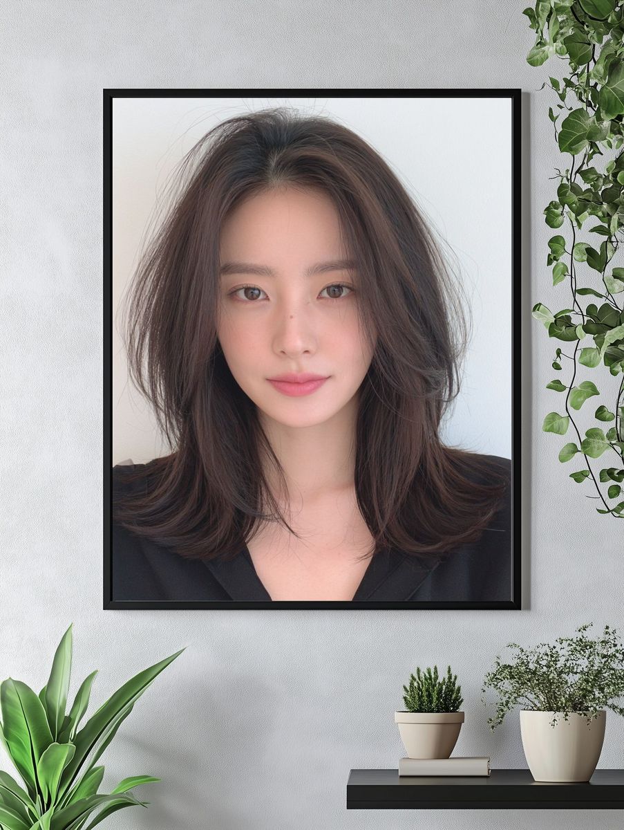 Elegant Woman Portrait Print. — room view 4