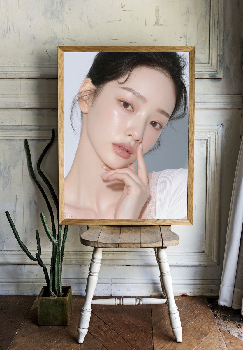 Soft Glam Portrait Print. — room view 1