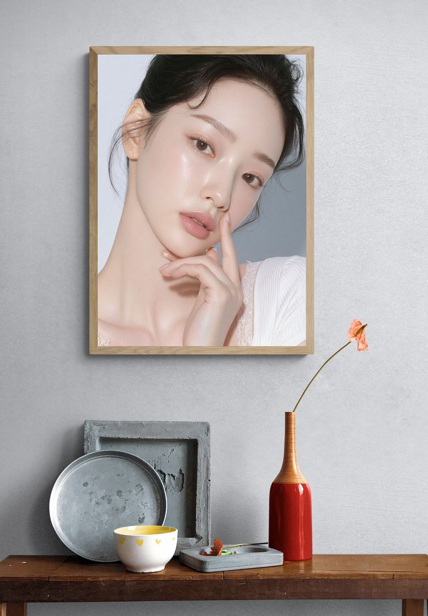 Soft Glam Portrait Print. — room view 3
