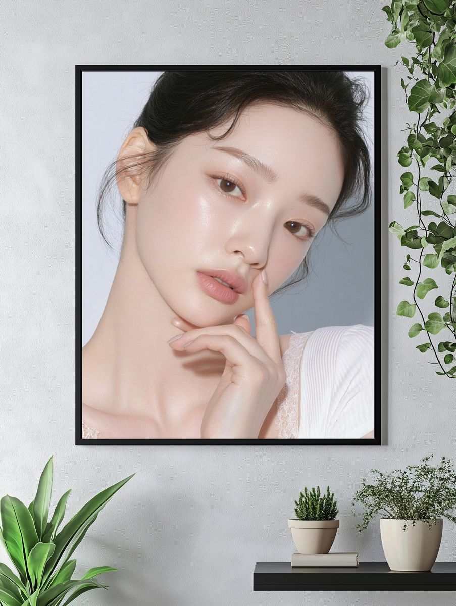 Soft Glam Portrait Print. — room view 4
